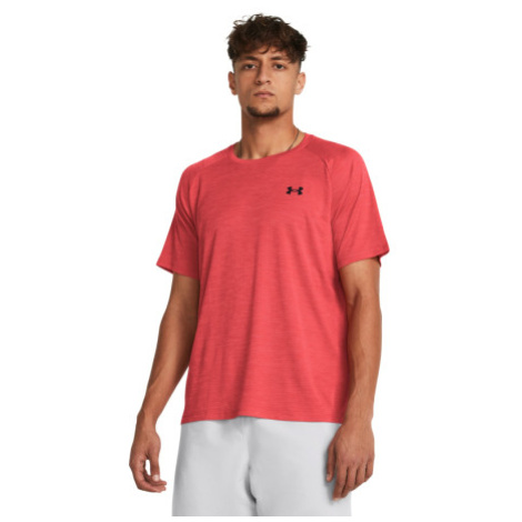 Pánske tréningové tričko s krátkym rukávom UNDER ARMOUR UA Tech Textured SS-RED