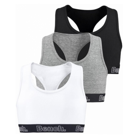 BENCH Tielko  sivá / čierna / biela