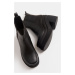 LuviShoes Emma Black Skin Women's Boots