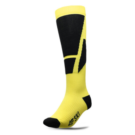 4F Lyžiarske ponožky 4FWAW23UFSOM109 Žltá
