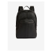 Geox Black Mens Leather Backpack - Men