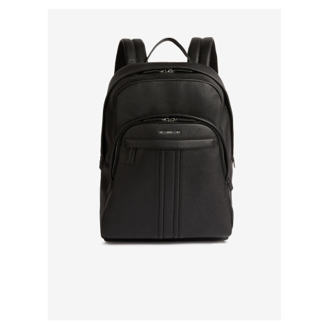 Geox Black Mens Leather Backpack - Men