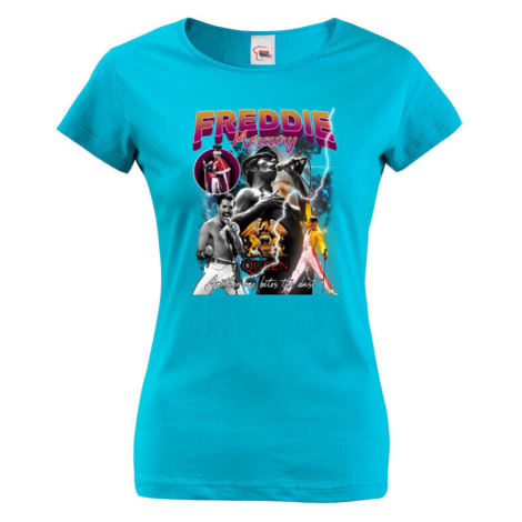 Dámské tričko s potlačou Freddie Mercury - tričko pre fanúšikov
