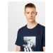 OAKLEY Funkčné tričko 'Scott Tinley'  svetlomodrá / tmavomodrá / mätová / biela