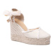 Castañer Espadrilky Clarina/8ed/001 022997-203 Biela