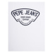 Pepe Jeans Tričko Regen PB503848 Biela Regular Fit