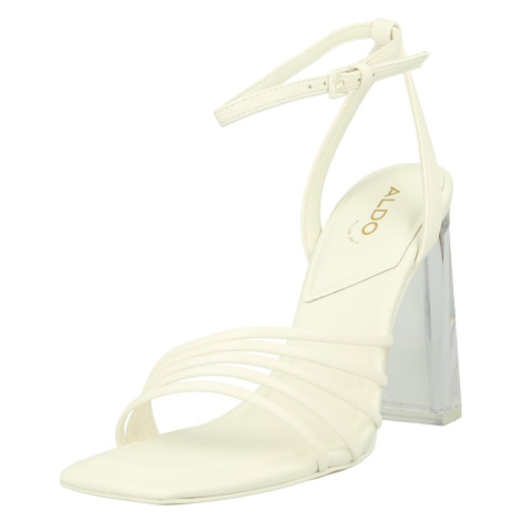 ALDO Remienkové sandále 'ESTELA'  biela