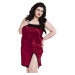 DKaren Plus Size Slip Bella Crimson