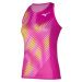 Dámské tílko Mizuno Printed Tank Fuchsia fedora