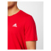 ADIDAS SPORTSWEAR Funkčné tričko 'Essentials'  červená / biela