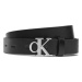 Calvin Klein Jeans Dámsky opasok Round Mono Plaque Lthr Belt 25Mm K60K612271 Čierna