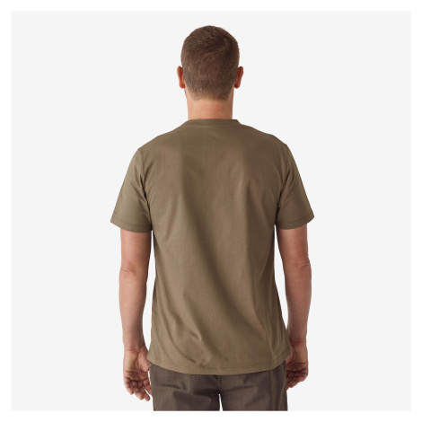 Bavlnené tričko 100 s krátkym rukávom a logom Wildlife SOLOGNAC