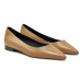 Tommy Hilfiger Baleríny Th Pointy Ballerina FW0FW08291 Kaki