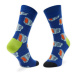 Happy Socks Súprava 2 párov vysokých ponožiek unisex XTDS02-6500 Biela
