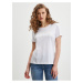 White Women's T-Shirt Guess Agata - Women