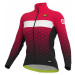 ALÉ Cyklistický dres s dlhým rukávom zimný - PR-R STARS LADY WNT - ružová/čierna
