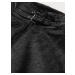 Čierna kožušinová bunda so stojačikom (GSQ2228)