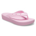 Dámske žabky (plážová obuv) CROCS Classic Platform Flip W flamingo