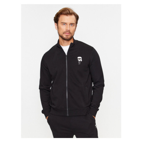 KARL LAGERFELD Mikina Sweat Zip 705895 500900 Čierna Regular Fit