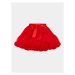 LaVashka tylová sukňa 12-B Červená Regular Fit