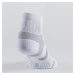 Športové ponožky RS 560 stredne vysoké 3 páry bielo-sivé