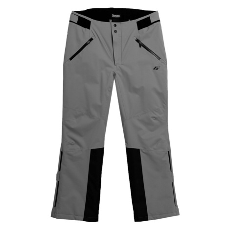 4F Outdoorové nohavice  sivá / čierna