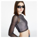 Tričko RIPNDIP Hypnotic Crop Mesh Long Sleeve Black