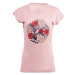 ALPINE PRO MAKIA Dámske tričko, ružová, veľkosť