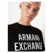 Čierne pánske tričko Armani Exchange