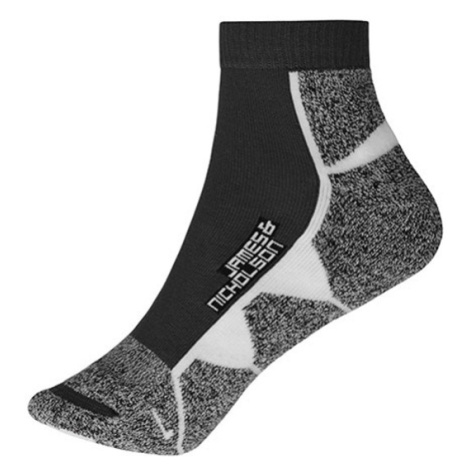 James&amp;Nicholson Unisex športové ponožky JN214 Black
