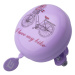 Zvonček Extend fialový bicykel