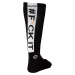 Fck it Intenso dark high cotton socks černá