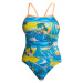 Dámske plavky funkita summer bay eco single strap one piece