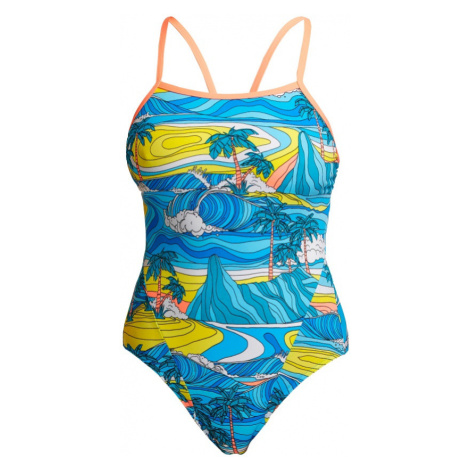 Dámske plavky funkita summer bay eco single strap one piece