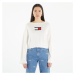 TOMMY JEANS Lw Center Flag S Pullover White