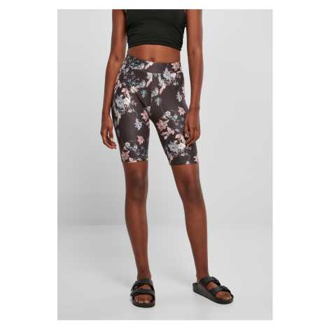 Women's Soft Shorts AOP Cycle Blacksoftflower Urban Classics