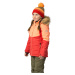 Hannah Leane Jr Dievčenská zimná bunda 10036147HHX poinsettia/cantaloupe