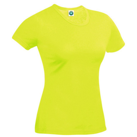 Starworld Dámske funkčné tričko SW404 Fluorescent Yellow