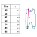 Dojčenské dupačky New Baby modrá 68 , 20C54871