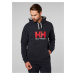 Tmavomodrá pánska mikina s kapucňou HELLY HANSEN HH Logo Hoodie