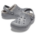 Crocs BAYA LINED CLOG T Detské šľapky, sivá, veľkosť 23/24