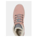 Rúžové dámske zimné členkové topánky SAM 73