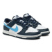 Nike Sneakersy Dunk Low FN7800 400 Tmavomodrá