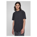 Heavy Oversized Acid Wash Tee Black