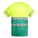 Roly Tauri Pánske reflexné tričko HV9317 Garden Green 52