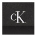 Calvin Klein Jeans Kabelka Minimal Monogram Boxy Flap Cb19 K60K610330 Čierna