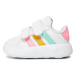 Dievčenská rekreačná obuv ADIDAS Grand Court 2.0 cloud white pulse mint beam pink