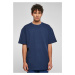 Oversized Waffle Tee Dark Blue