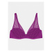 Triumph Podprsenka Bralette Aura Spotlight T WP 10216460 Fialová