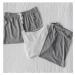 Towel City Dámske krátke pyžamo TC052 White
